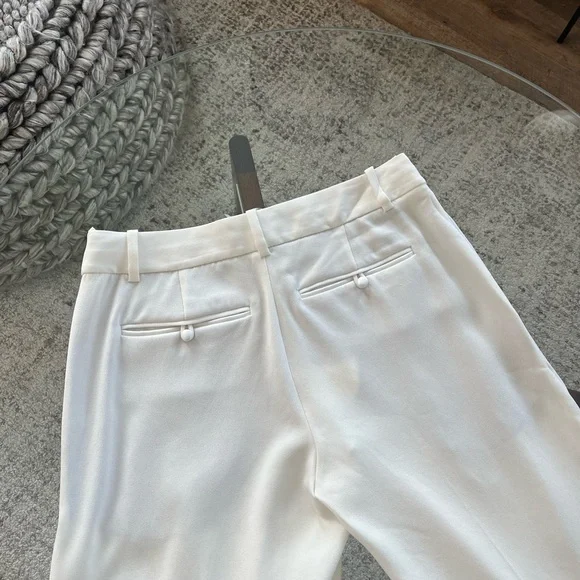 Aritzia Ten Dame Light Birch Low Rise Wide Leg Formal Evening Business  Pant Sz2 - Picture 16 of 16